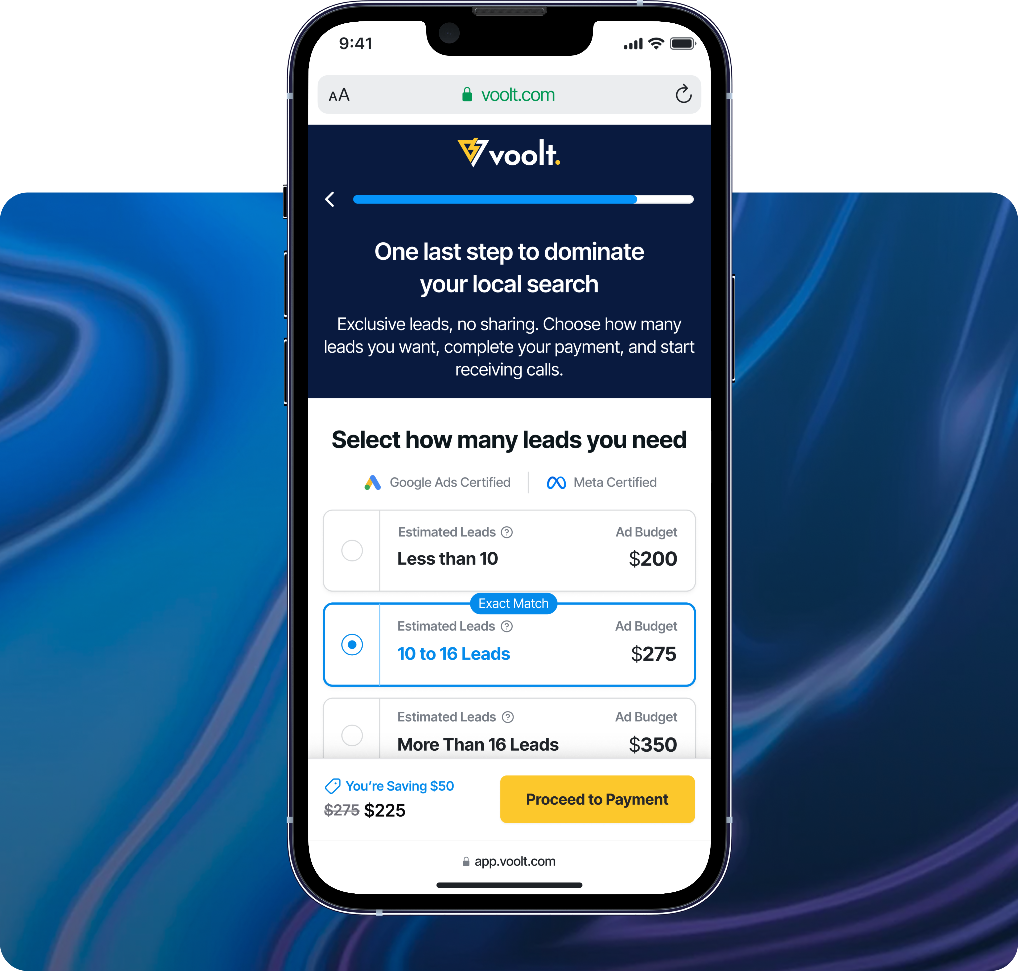 Anders brand wordmark in white placed on top of an image of a modern interior design.