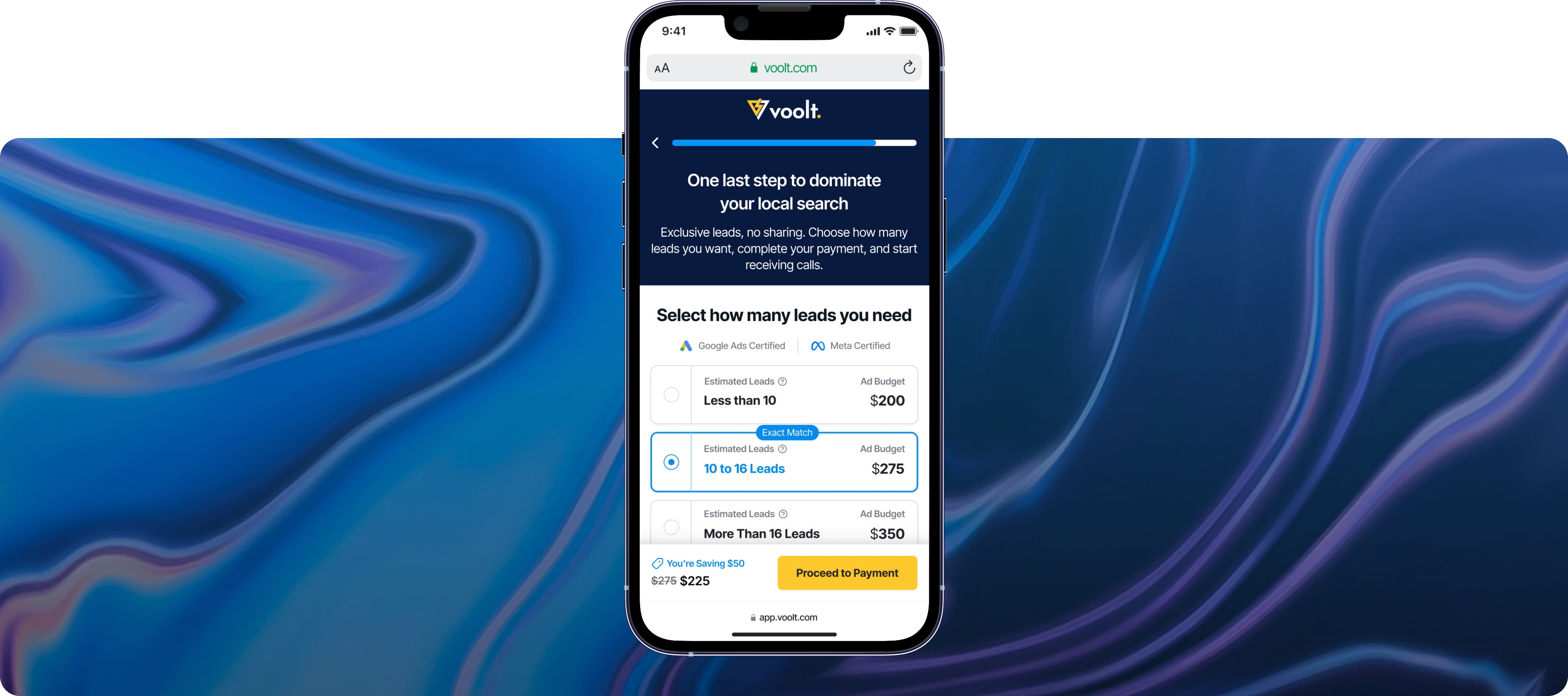 Anders brand wordmark in white placed on top of an image of a modern interior design.