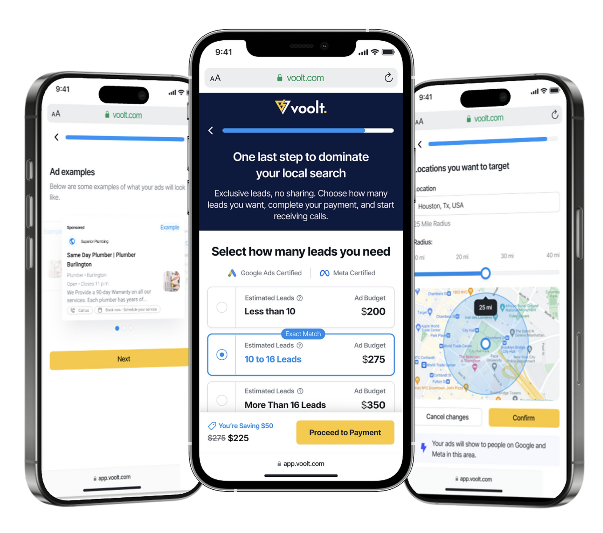 Graphic depicting UI-styled buttons with different categories of interior design items on top of an image of a modern interior living room.
